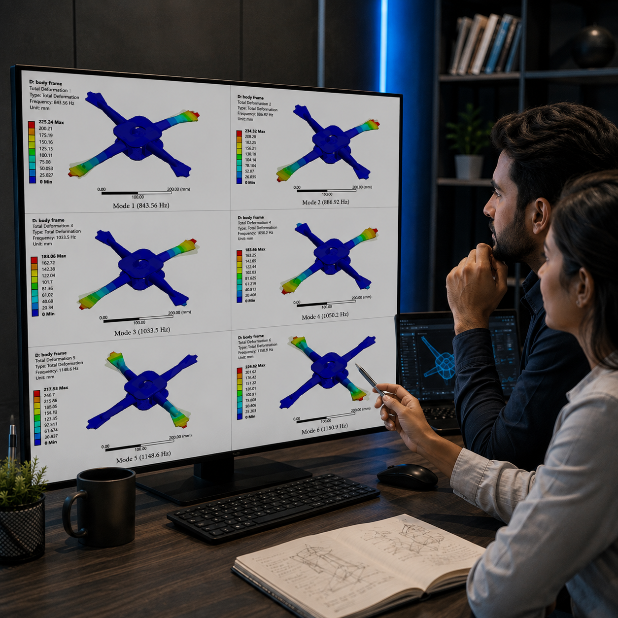 Vibration and rotor-dynamic analysis